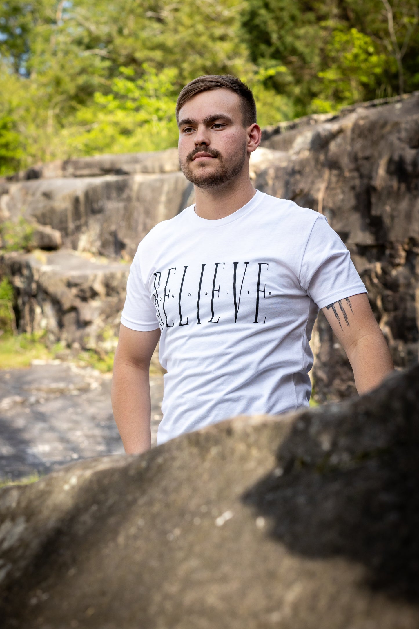 Believe Block Lettering