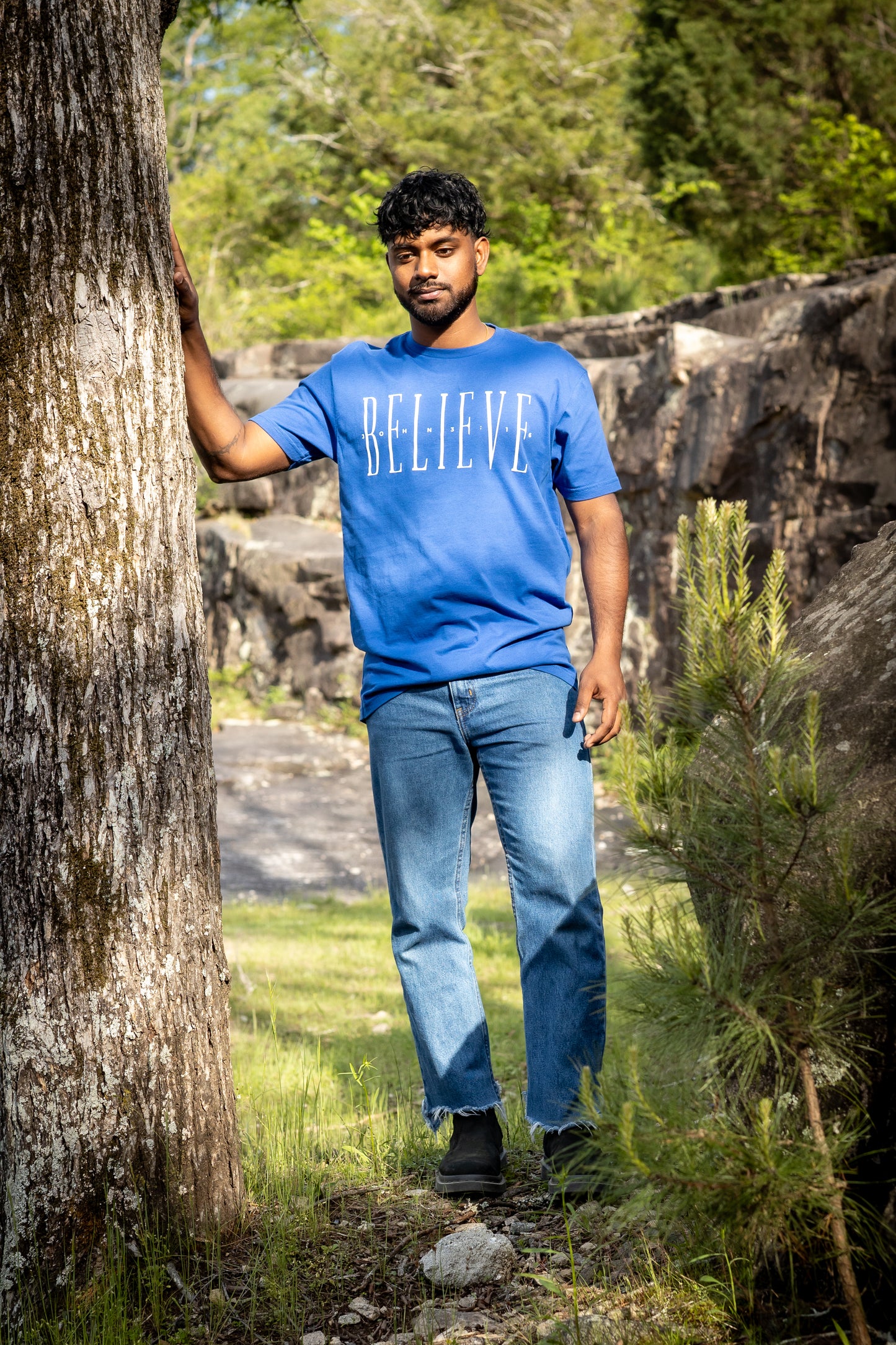 Believe Block Lettering